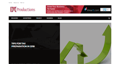 Desktop Screenshot of dm-productions.com
